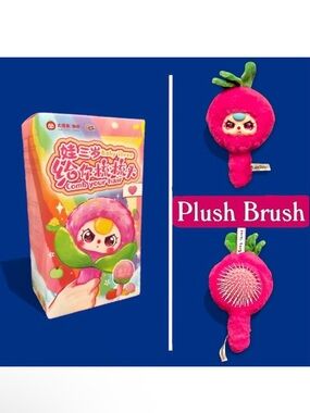 Baby Three Comb Your Hair Plush Brush Radish Confirmed